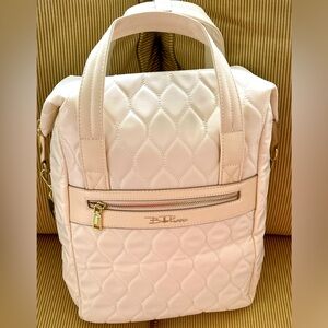 White backpack, shoulder bag or tote bag by Bella Russo. NWT.
